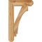 Ekena Millwork Imperial Craftsman Rough Sawn Bracket, Western Red Cedar, 4"W x 18"D x 30"H BKT04X18X30IMP04RWR - alternate 4